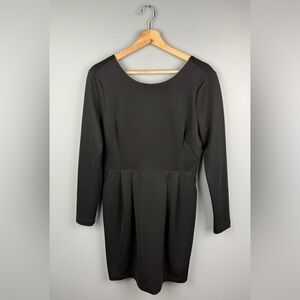Elegant Black Long Sleeve Dress